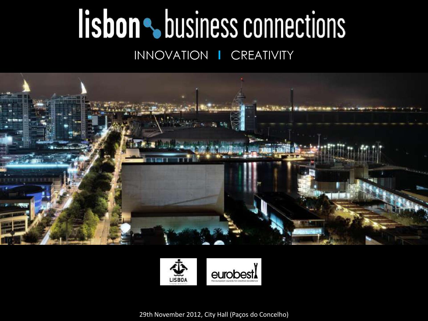 Lisbon business connections innovation creativity by Câmara Municipal