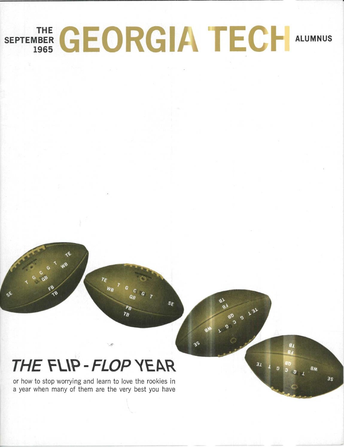 Georgia Tech Alumni Magazine Vol 44 No 01 1965 By Georgia Tech