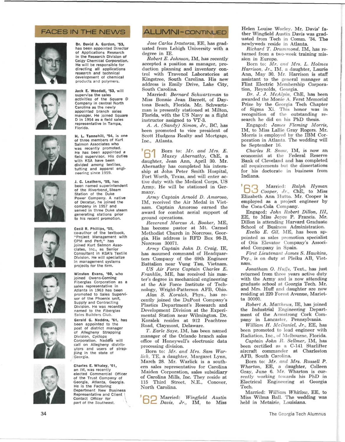 Georgia Tech Alumni Magazine Vol 46 No 01 1967 By Georgia Tech Alumni Association Issuu