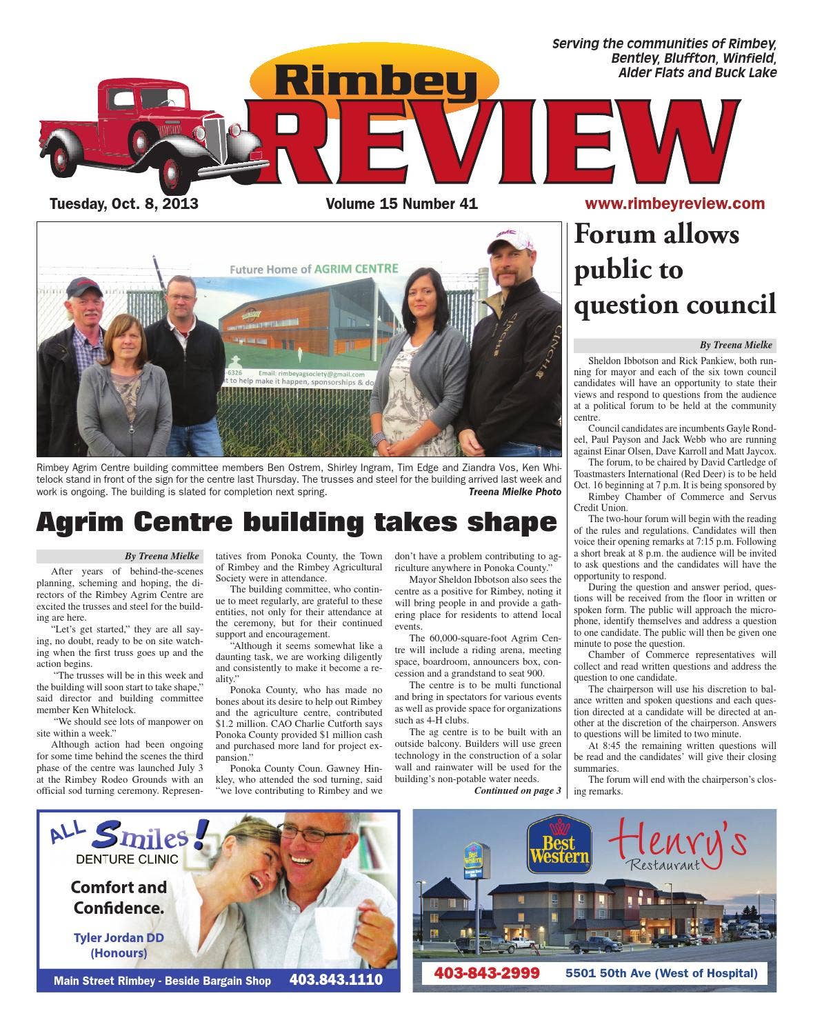 Rimbey Review, October 08, 2013 by Black Press Media Group - Issuu