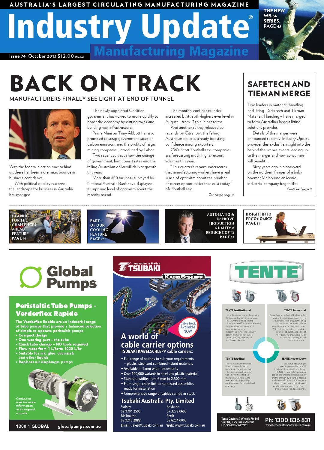 Industry Update October Edition Issue 74 by Industry Update - Issuu