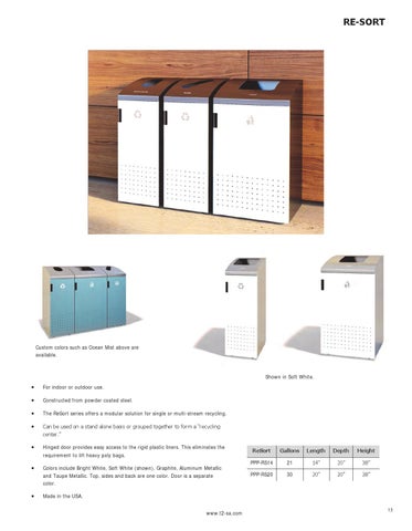 2013 t2 site amenities recycle 家具目录 compressed pgs 1 60 第 13 页