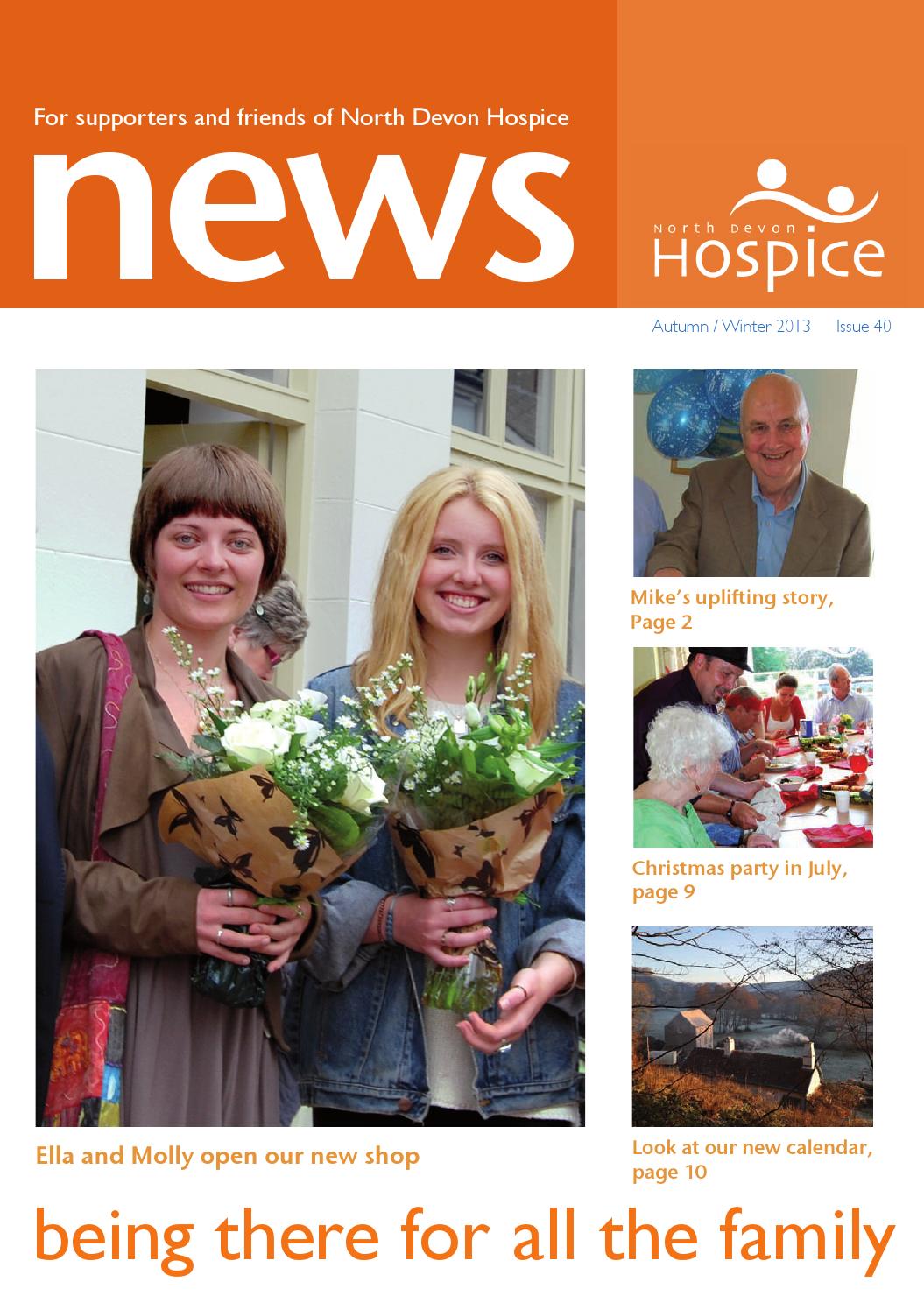 North Devon Hospice newsletter Autumn/Winter 2013 by North Devon