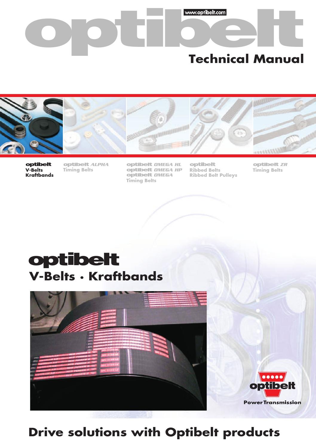 Optibelt technical manual by ERIKS Nederland - Issuu