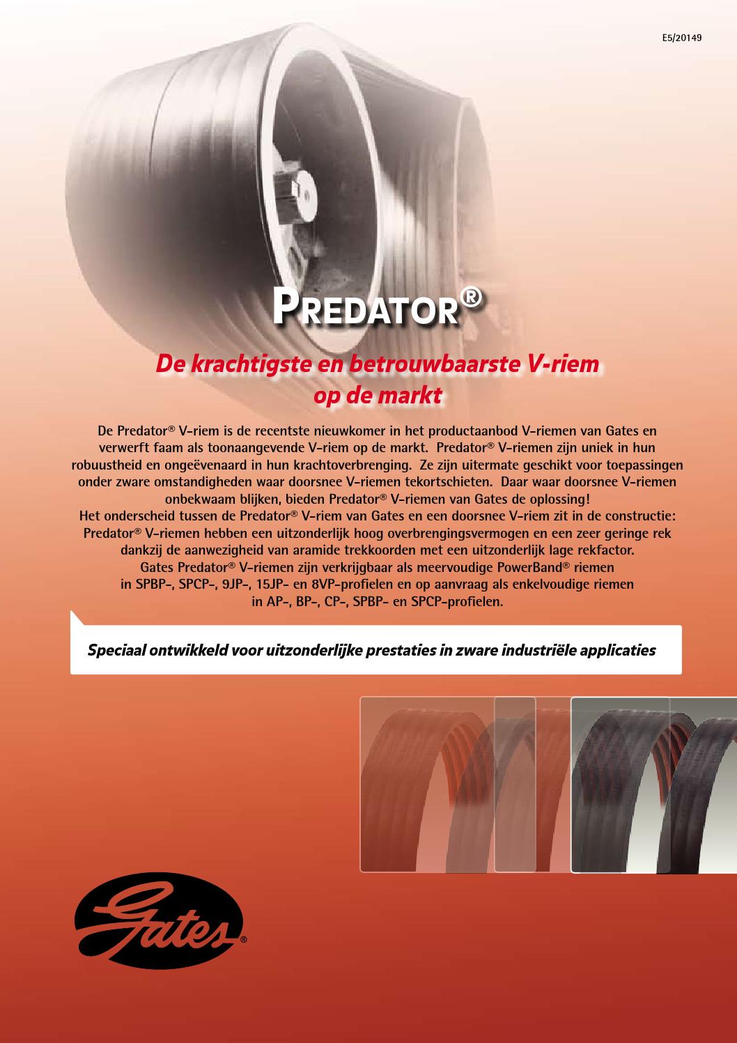 Gates predator v riemen by ERIKS Nederland Issuu