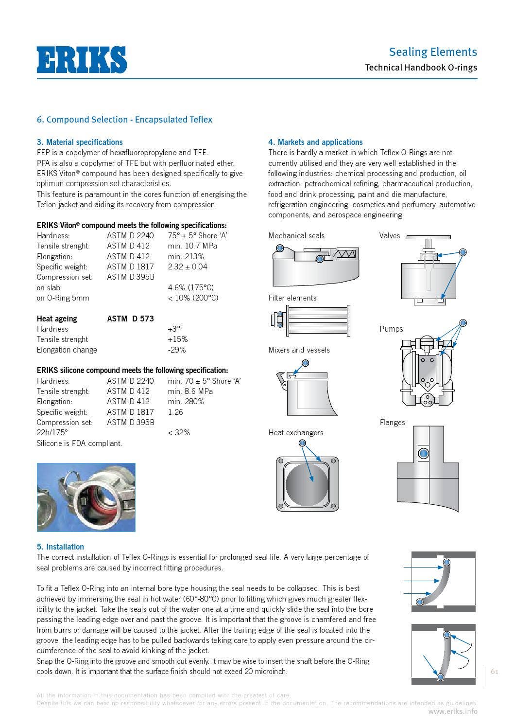 Eriks o ring technical handbook by ERIKS Nederland Issuu