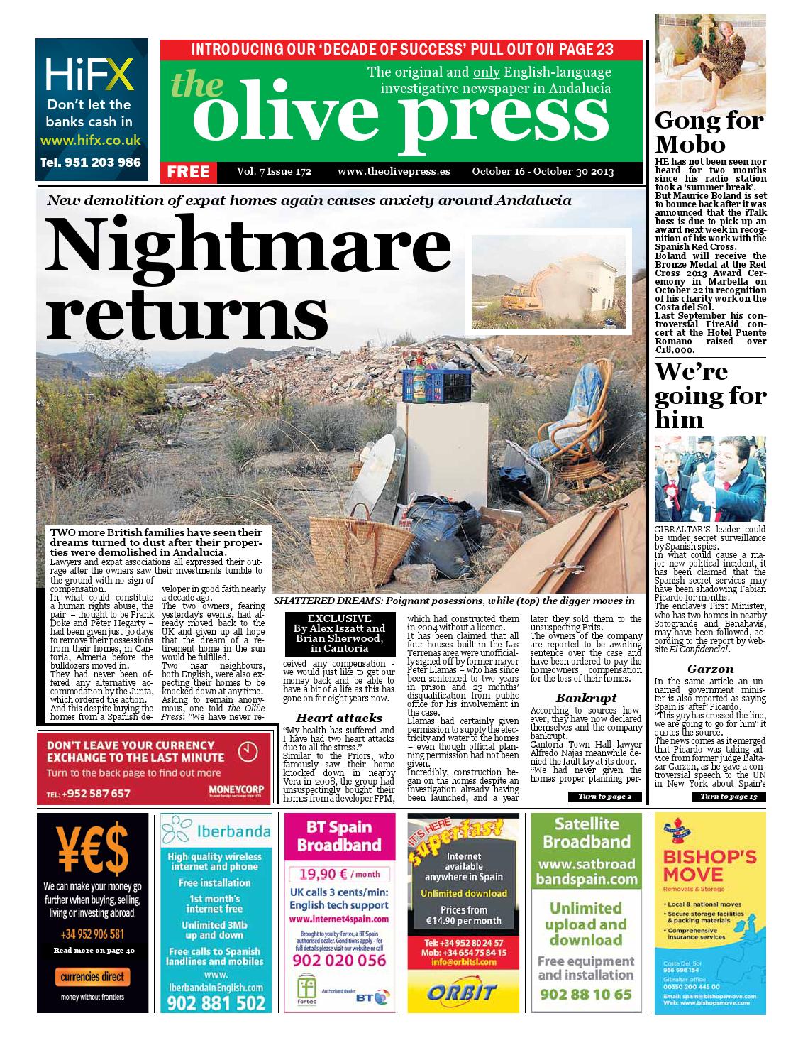 The Olive Press Newspaper Issue 172 by Olive Press Newspaper Spain Issuu