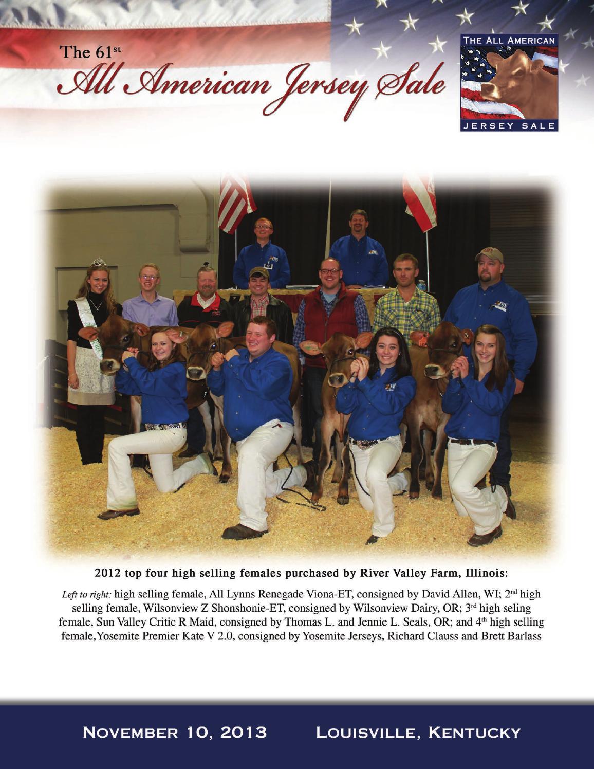 61st All American Jersey Sale by AJCA/NAJ/JMS Issuu