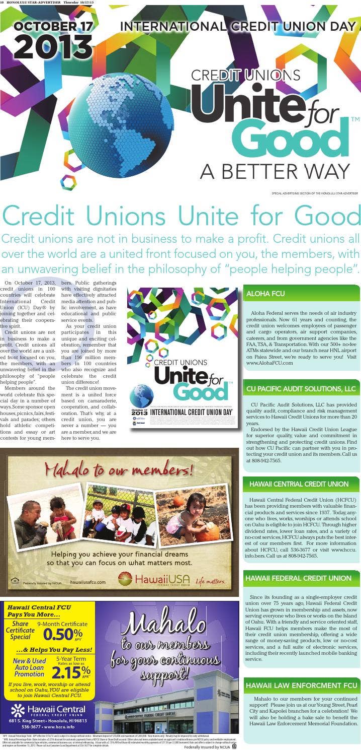 Credit Union2013 by Oahu Publications, Inc - Issuu