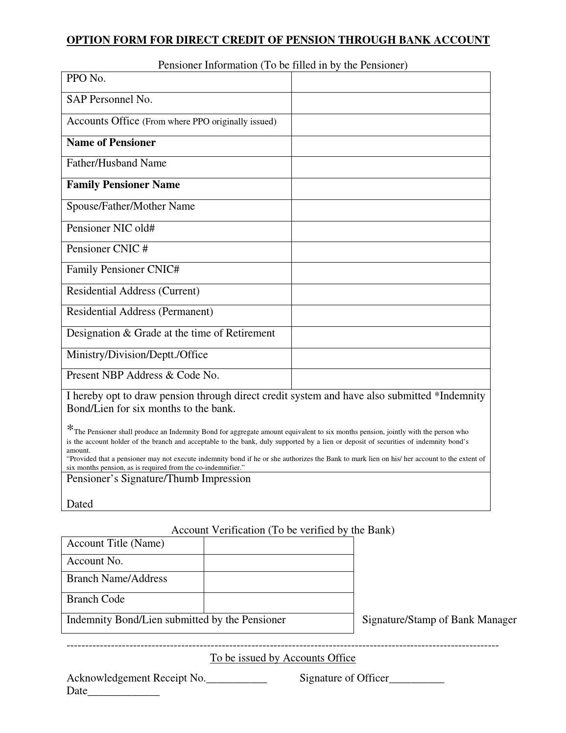 Option Form By Imran Khan Issuu