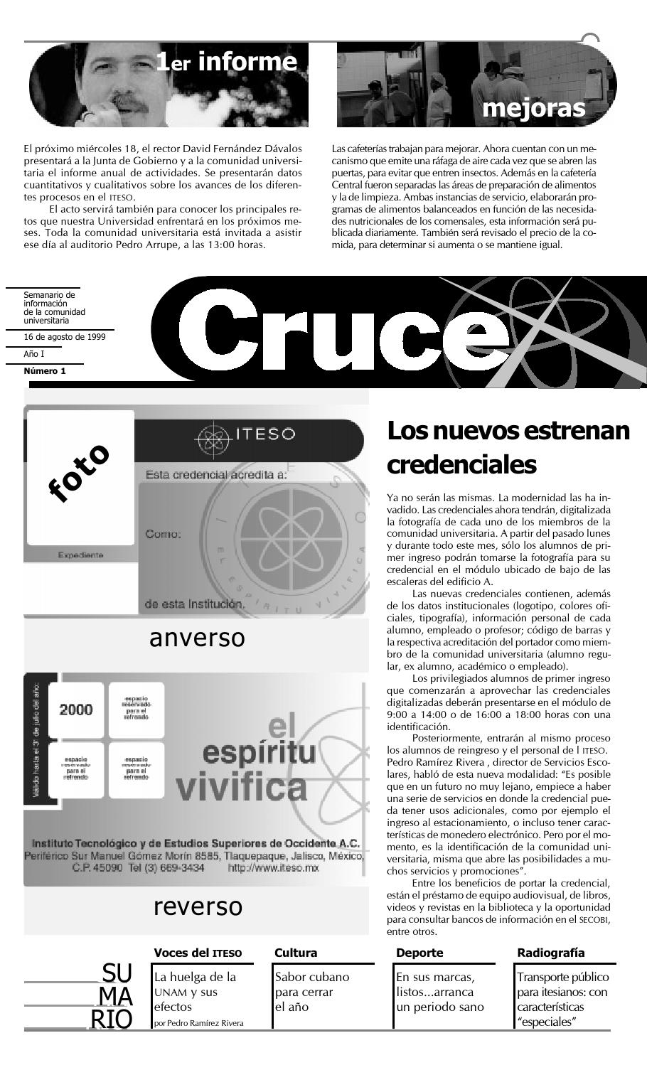 Cruce 1 by CruceITESO Issuu
