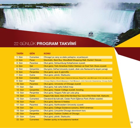 Chicago Yaz ve Kış Programları 2014 第 13 页