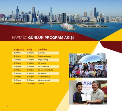Chicago Yaz ve Kış Programları 2014 第 14 页