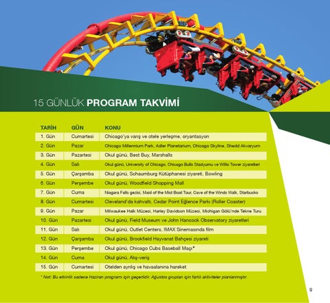 Chicago Yaz ve Kış Programları 2014 第 9 页