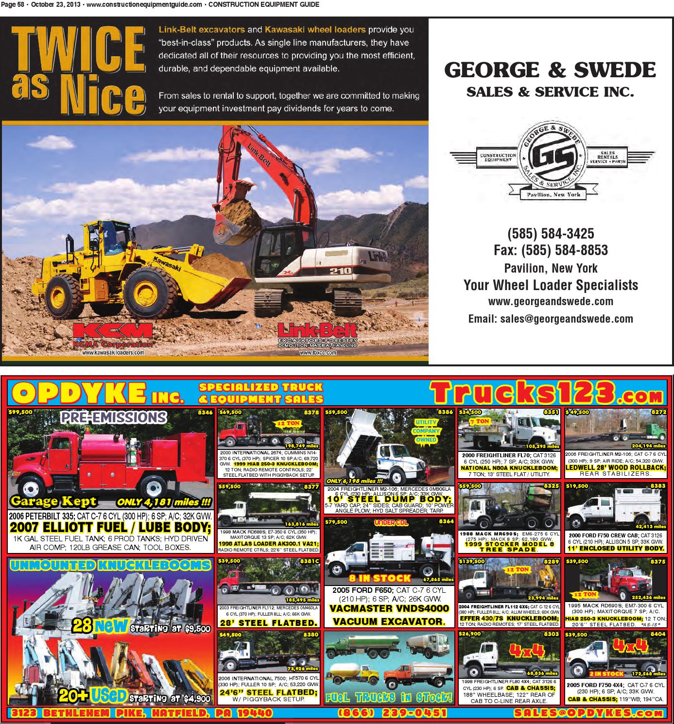 Northeast 22 2013 by Construction Equipment Guide Issuu