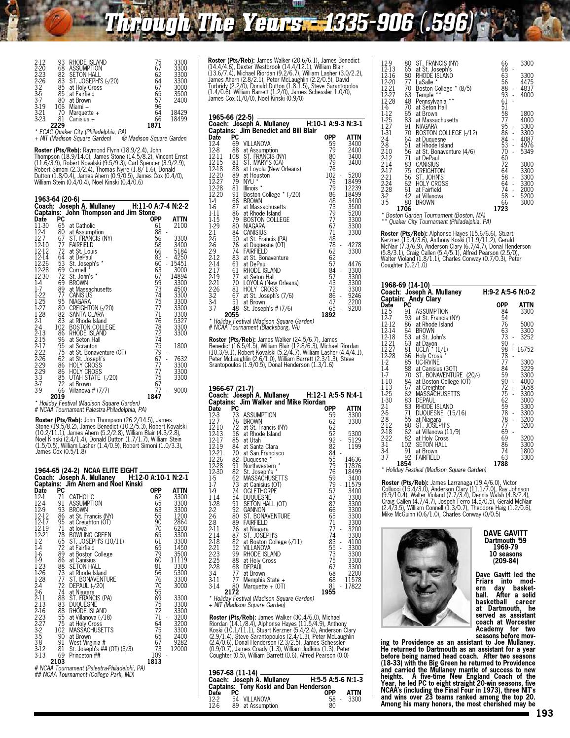 201314 Providence College Men's Basketball Online Team Guide by