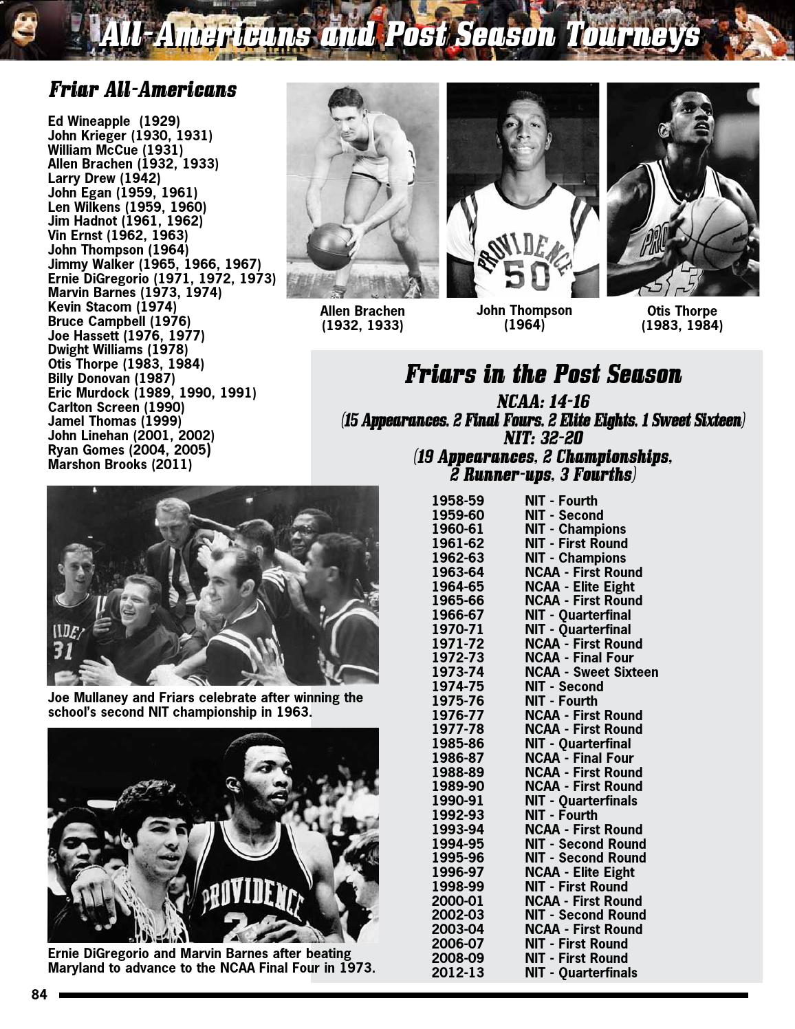 201314 Providence College Men's Basketball Online Team Guide by