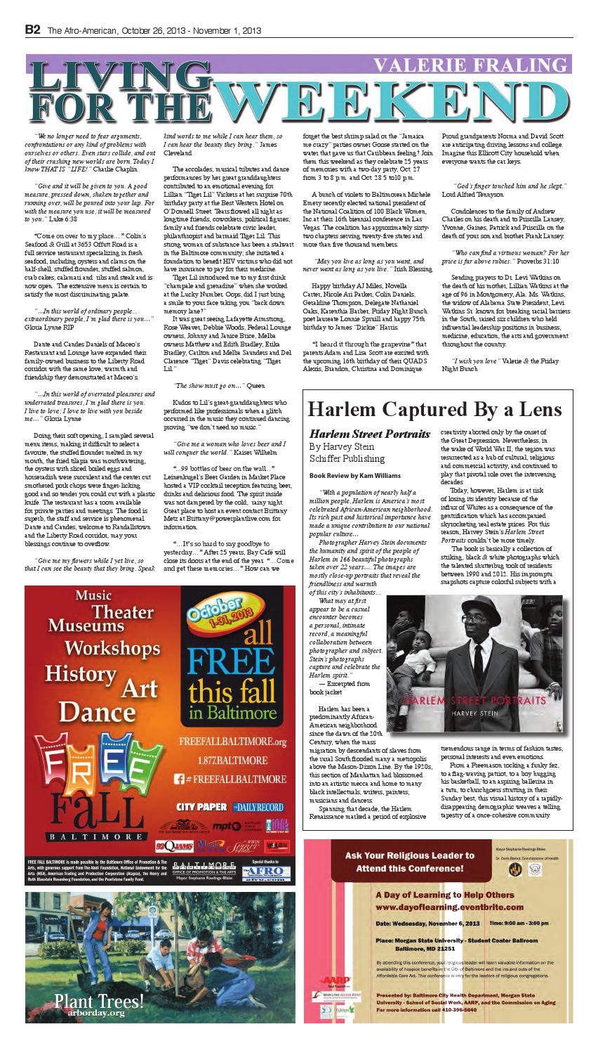 Baltimore Afro American Newspaper October 26 2013 by The AFRO American Issuu