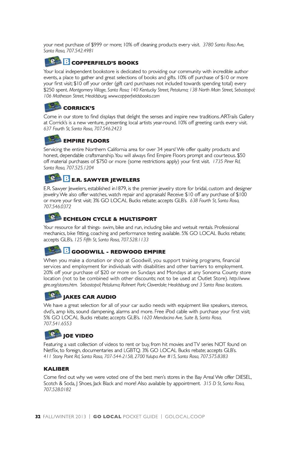 Go Local Fall Pg2013 By Metro Publishing Issuu