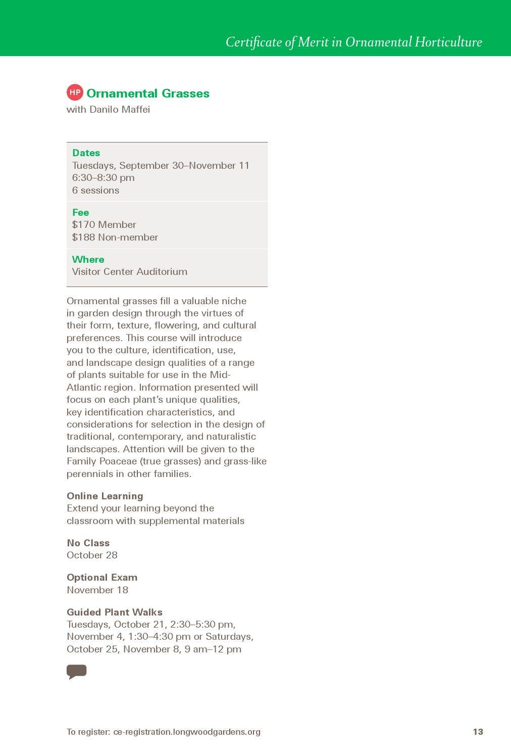 2014 Course Catalog Field Guide to Continuing Education by Longwood