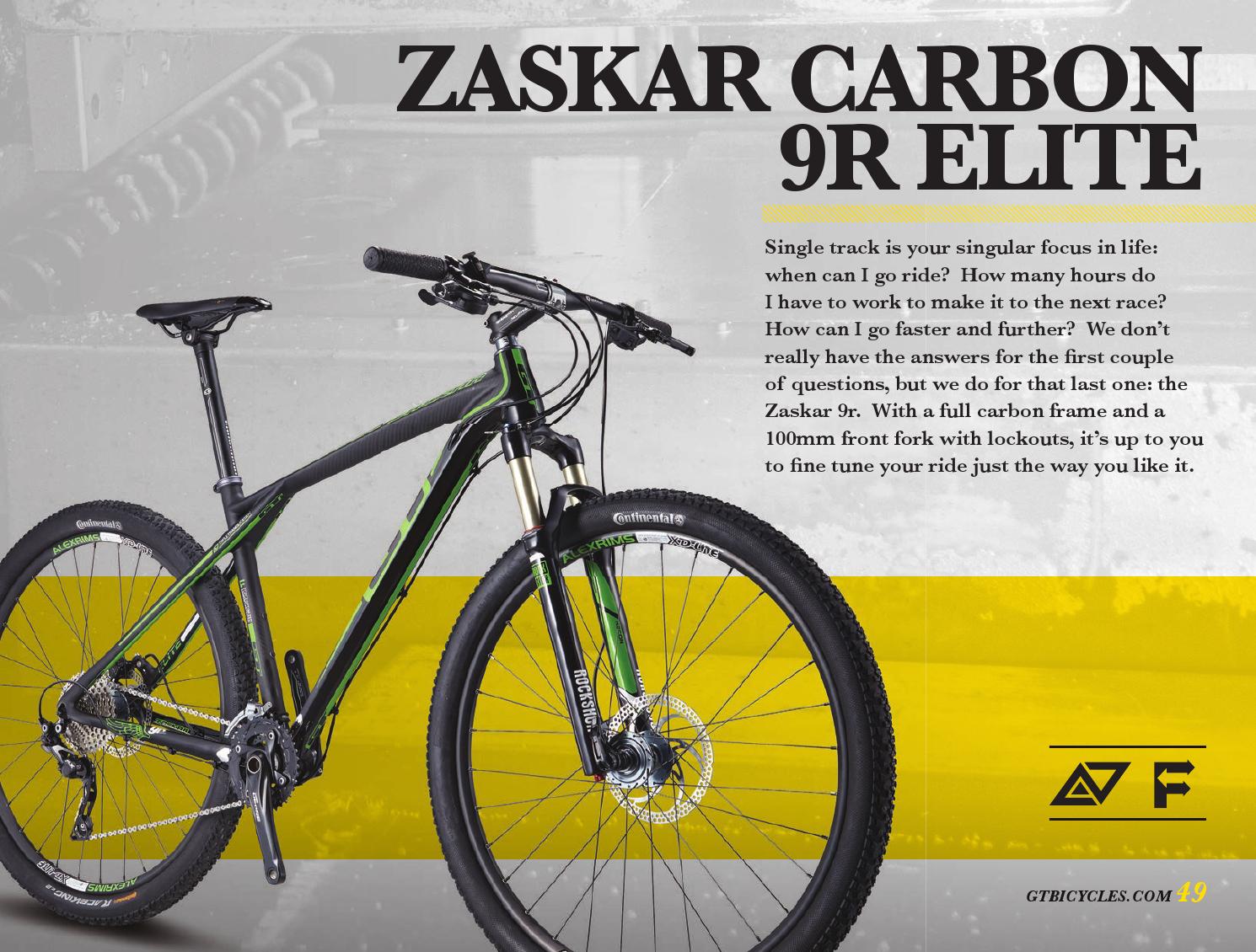 2014 GT Bicycles® Catalog US by GT Bicycles Official Issuu