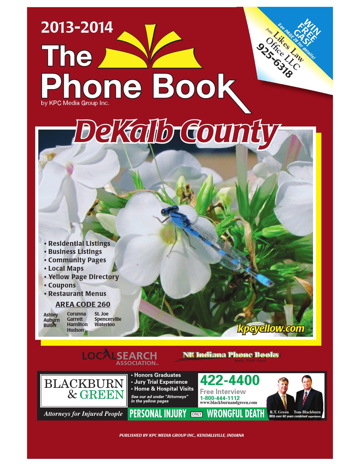 Dekalb County Phonebook 20132014 by KPC Media Group Issuu