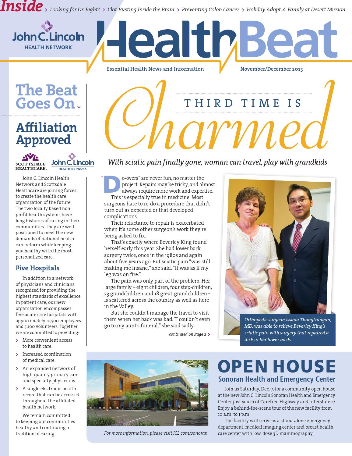 John C. Lincoln HealthBeat Nov-Dec 2013 by John C. Lincoln Health ...