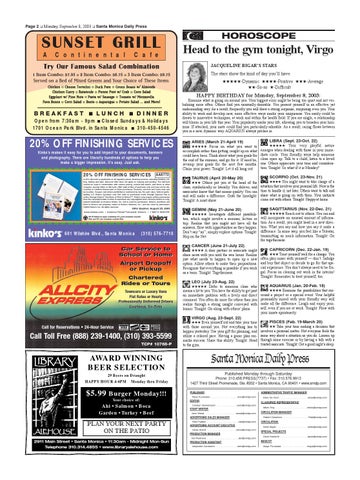 Santa Monica Daily Press September 08 2003 By Santa Monica Daily Press Issuu issuu
