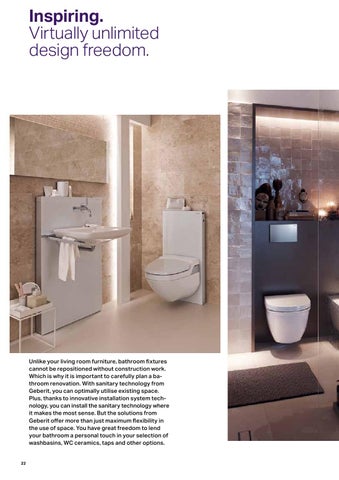 Geberit new ideas for your 卫浴 august 2013 第 22 页