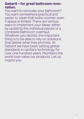 Geberit new ideas for your 卫浴 august 2013 第 3 页