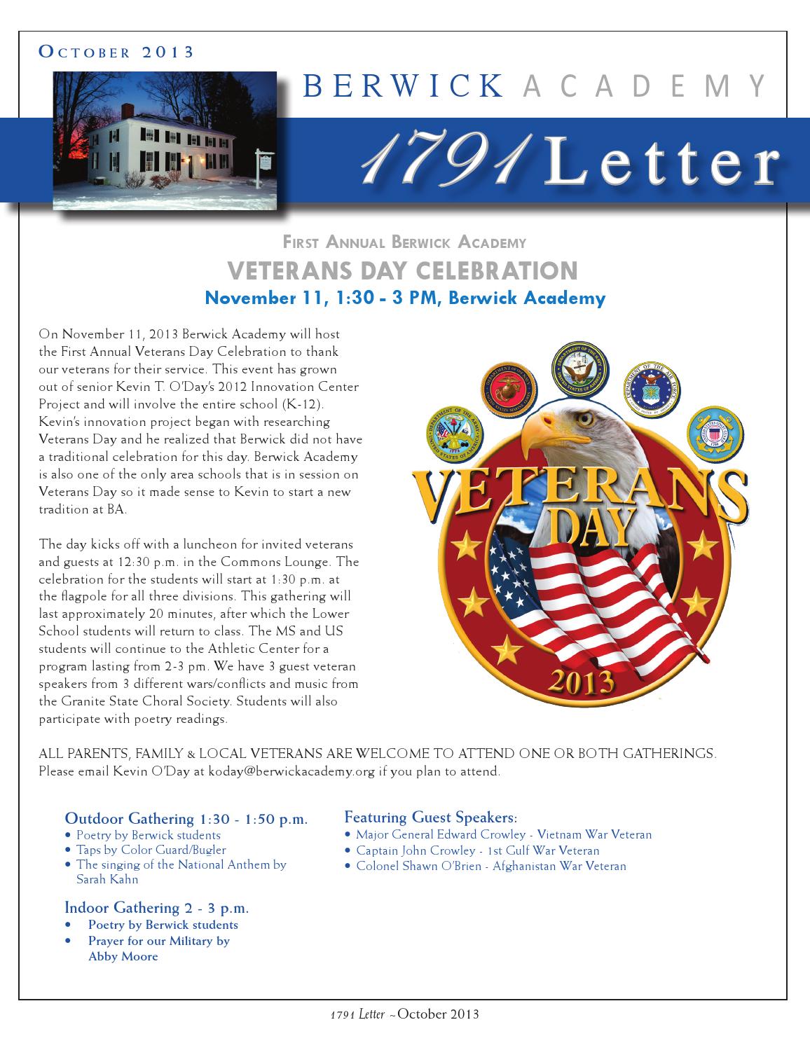 1791october 2103 by Berwick Academy Issuu