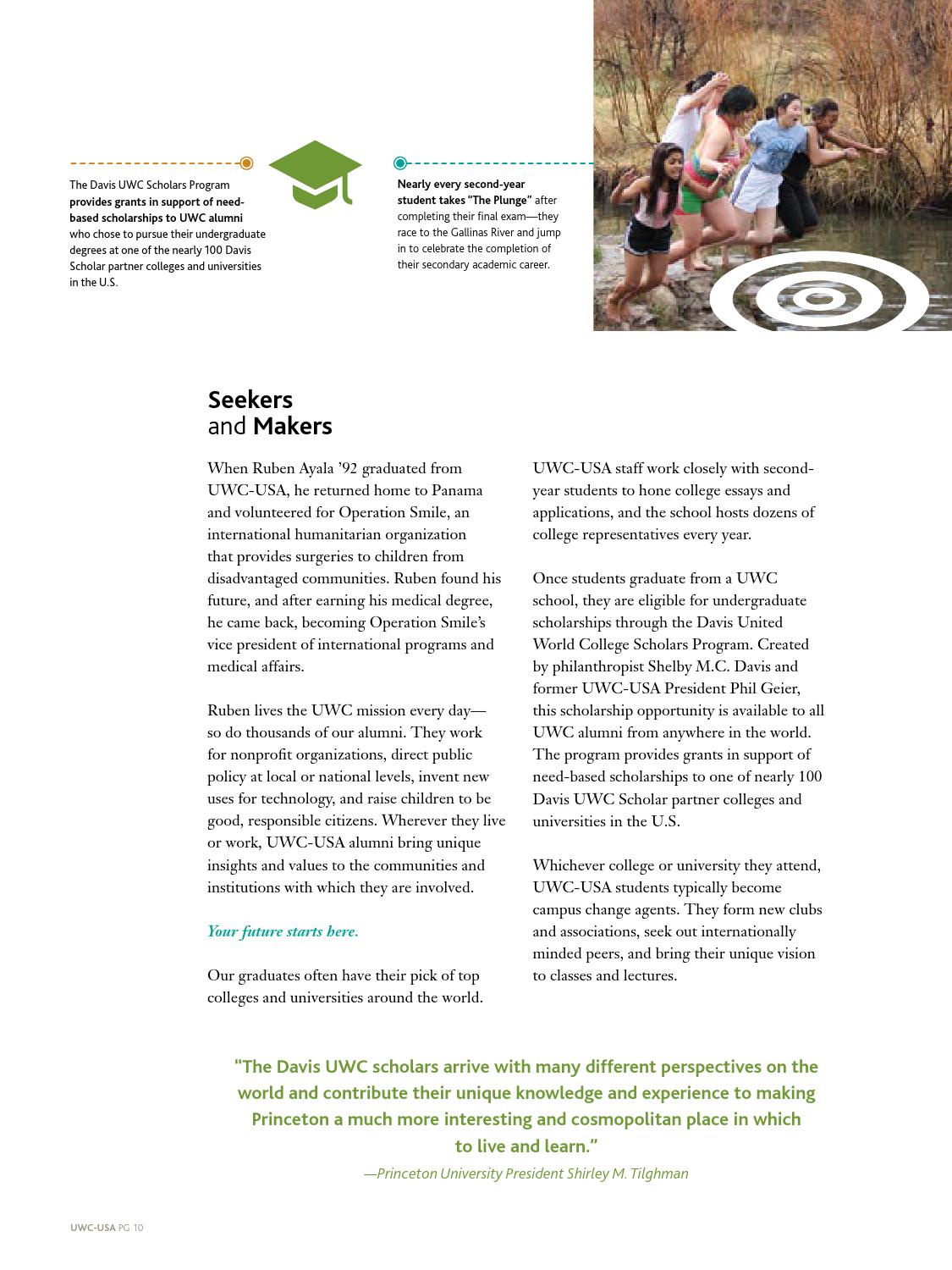 UWC-USA Viewbook by UWC-USA - Issuu