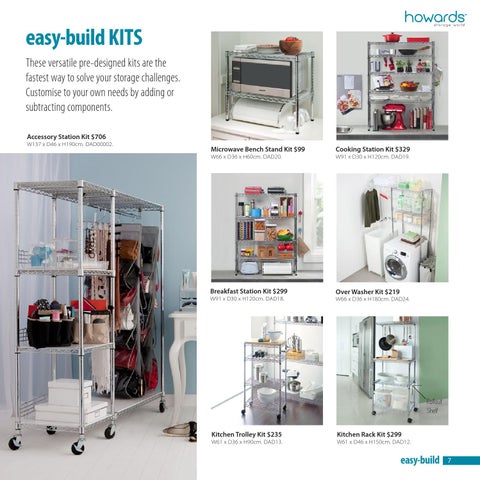 Howards Storage World (Aust) 家具目录 · easy-build 层架 System 第 7 页