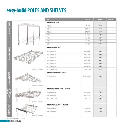 Howards Storage World (Aust) 家具目录 · easy-build 层架 System 第 8 页
