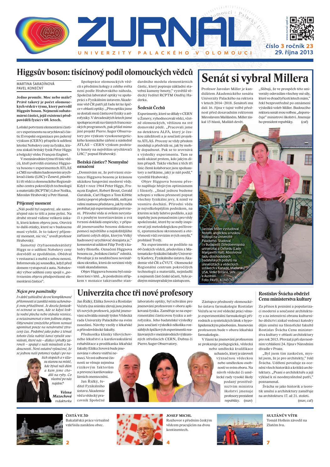 Žurnál Univerzity Palackého by Palacky University Issuu