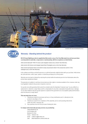 Hella marine 灯饰目录 Australia 2013 第 4 页