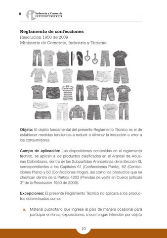 Reglamentos técnicos de etiquetado para prendas de vestir by