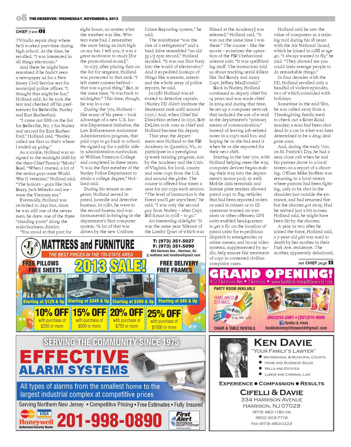 Nov. 6, 2013 Edition of The Observer (2) by The Observer Newspaper Issuu