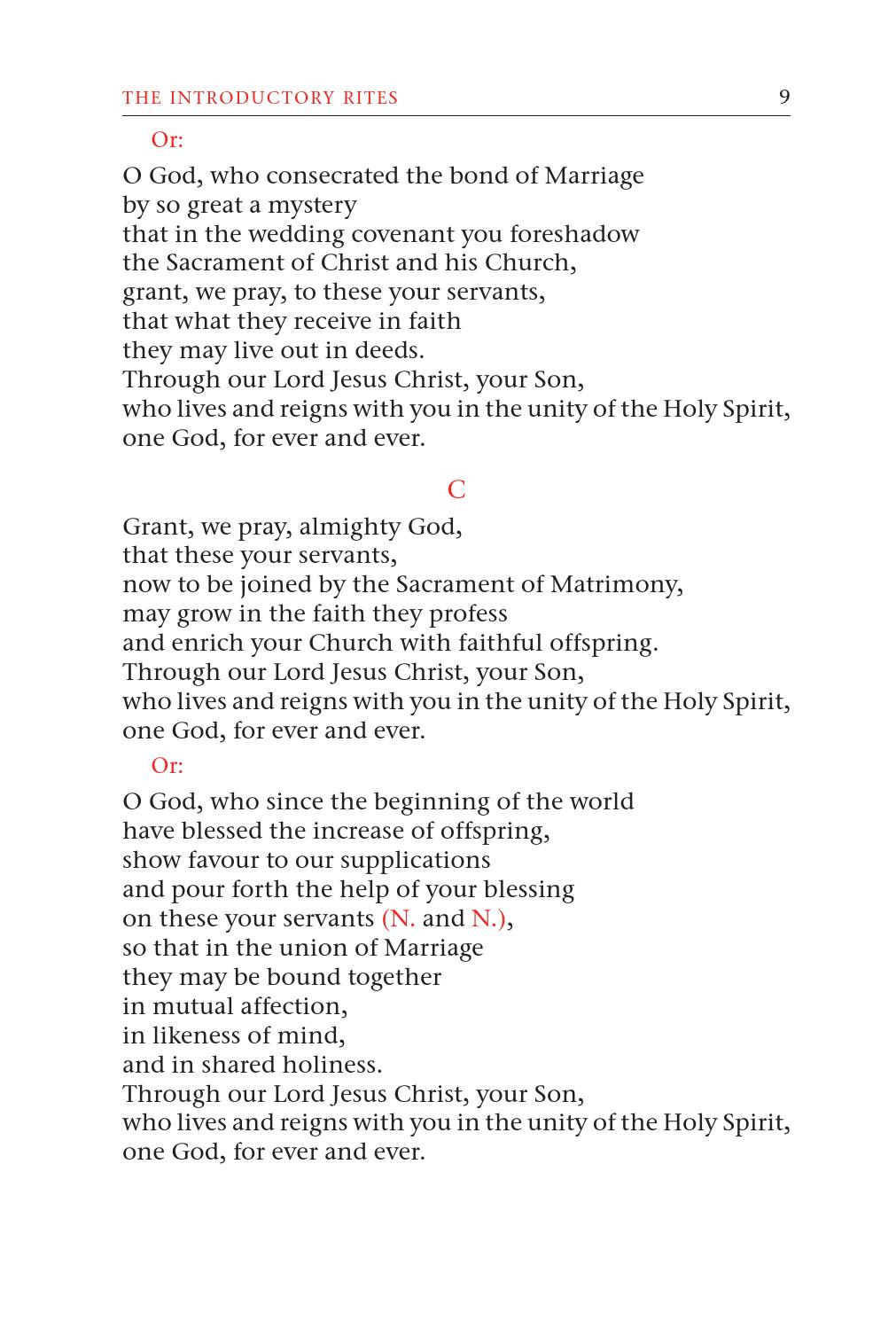 The Complete Rite of Marriage by Catholic Truth Society - Issuu