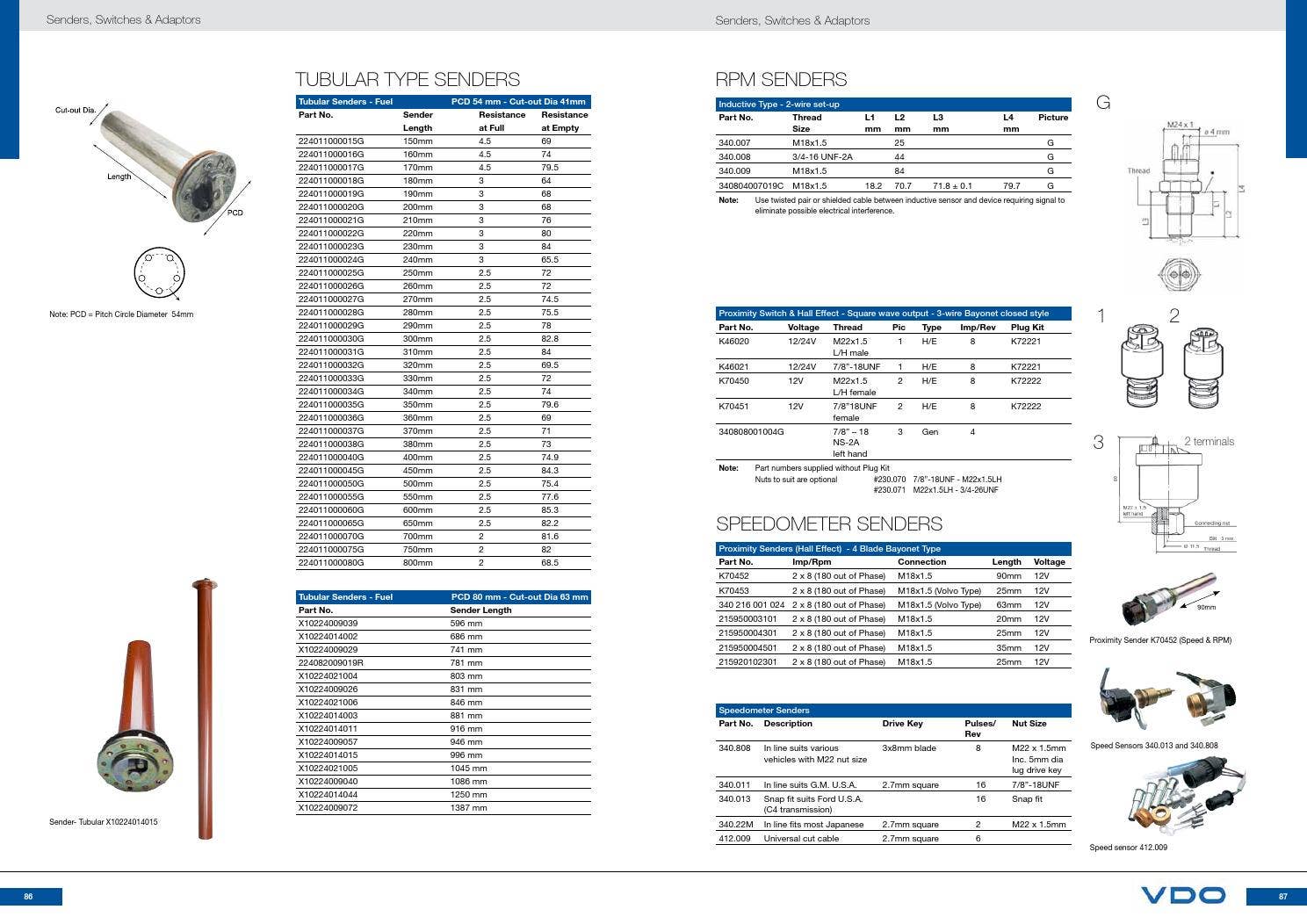 Howard Instruments Vdo catalogue 2013 by howard instruments - Issuu
