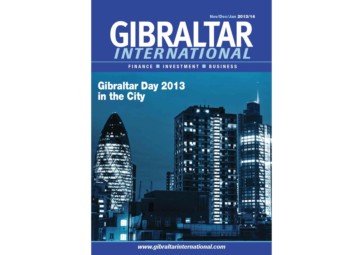 Gibraltar Int Finance Nov 2013 by Gibraltar Finance Issuu