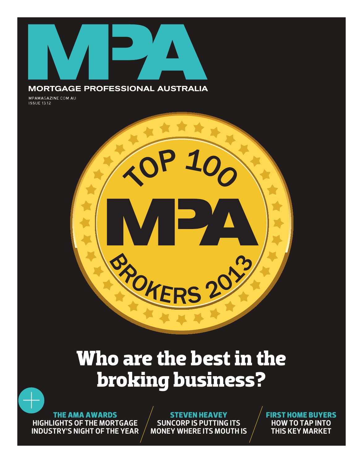 Mortgage Professional Australia magazine Issue 13.12 by Key Media - Issuu