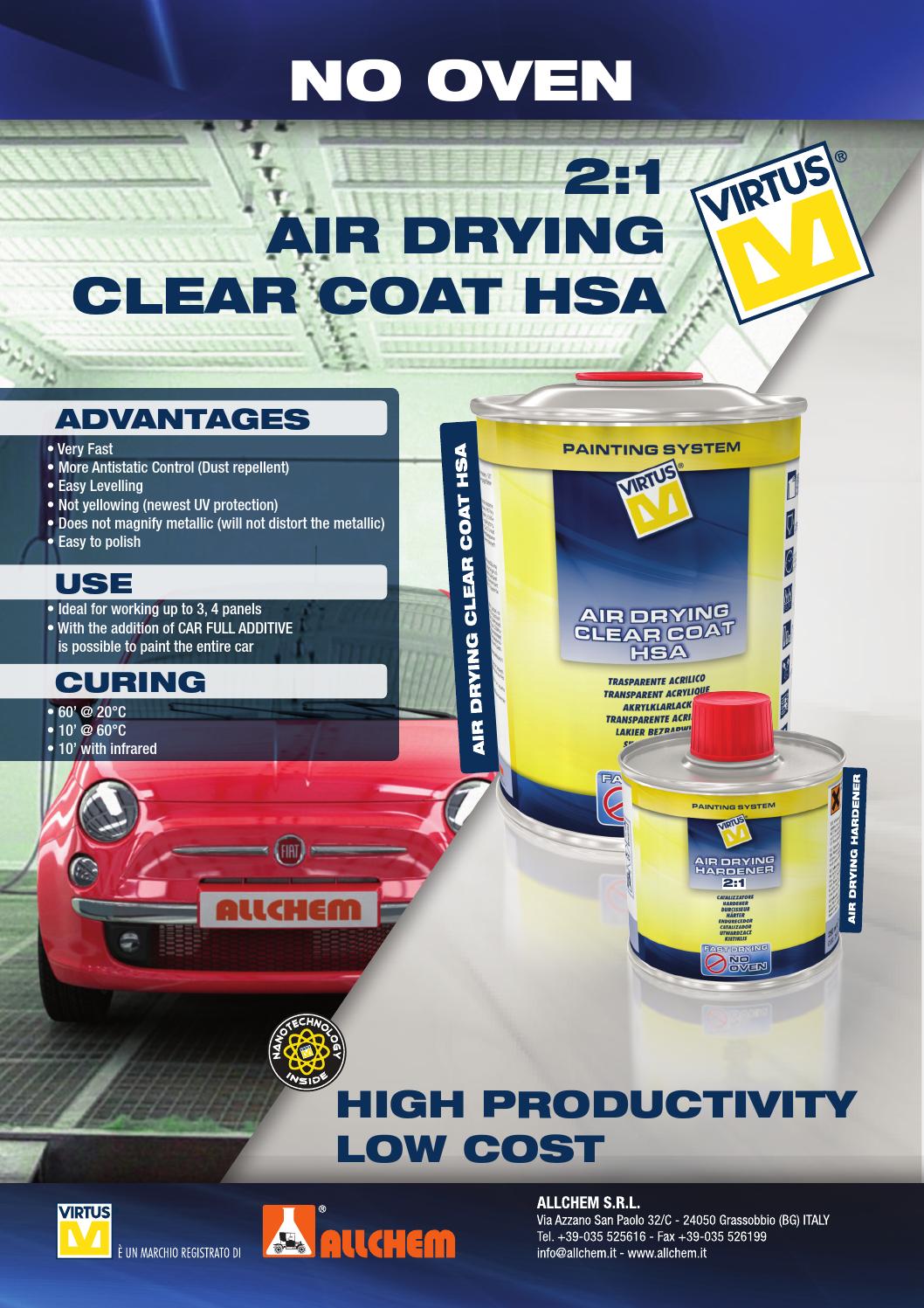 292 GB TDS 21 Air Drying Clear Coat by ALLCHEM ITALY Issuu
