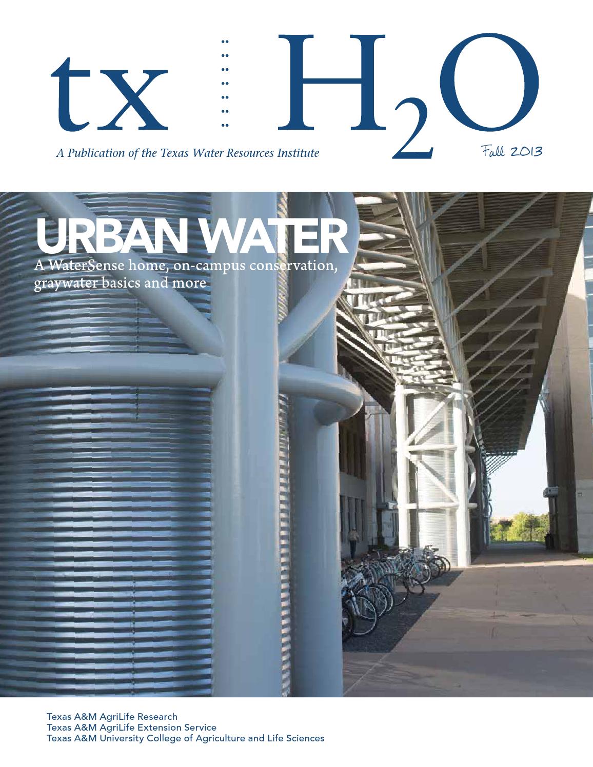 txH2O Fall 2013 by Texas Water Resources Institute Issuu