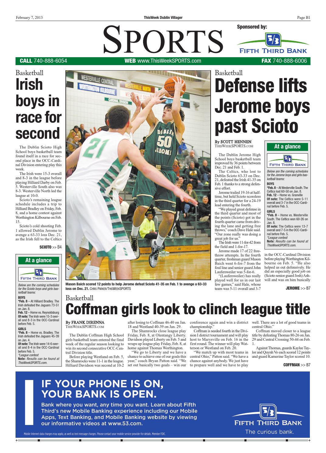 Dublin Sports 02-07-13 by The Columbus Dispatch - Issuu