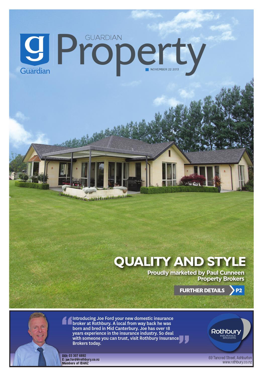 Guardian Property, 22 November 2013 by Ashburton Guardian Issuu