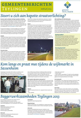 Tl week 46 13 by Uitgeverij Verhagen - issuu Tl week 46 13 by Uitgeverij Verhagen - issuu