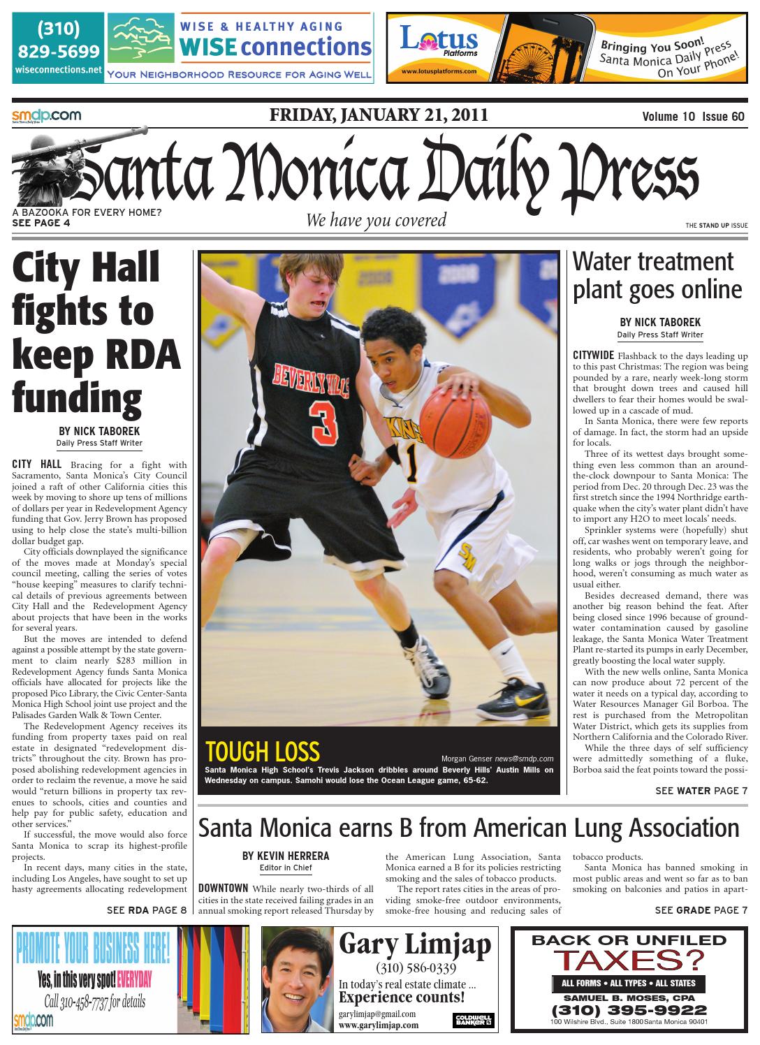 Santa Monica Daily Press, January 21, 2011 by Santa Monica Daily Press