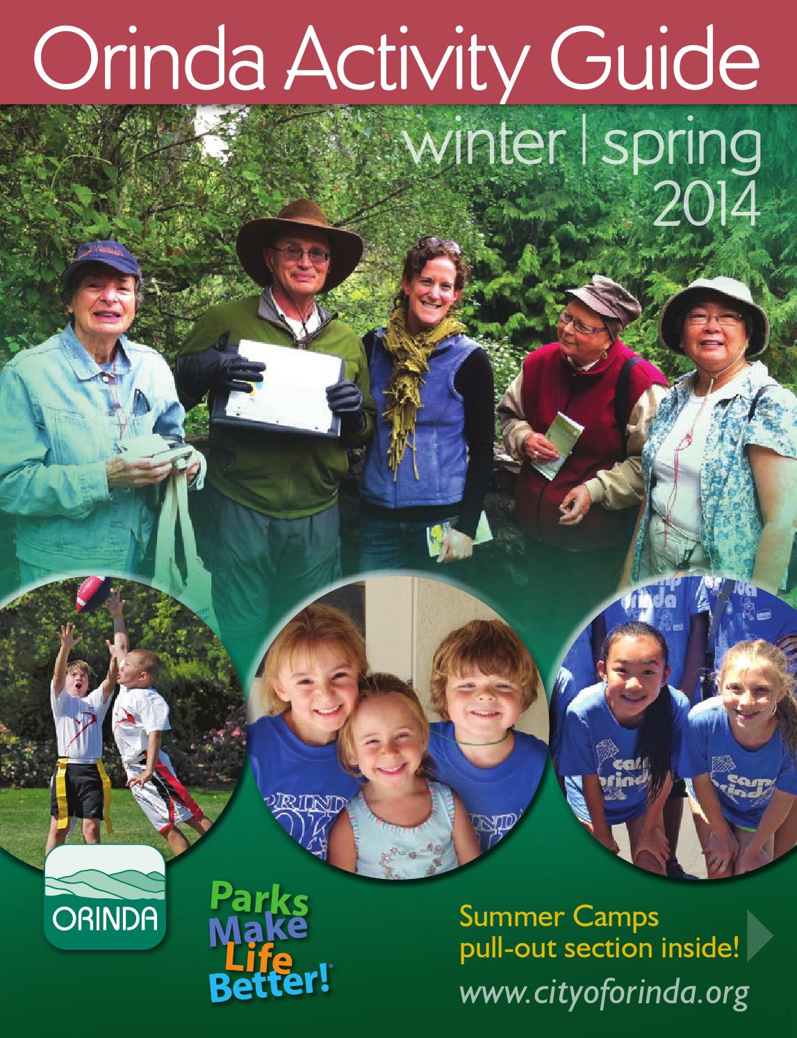 2014 Winter/Spring Activity Guide by City of Orinda - Issuu