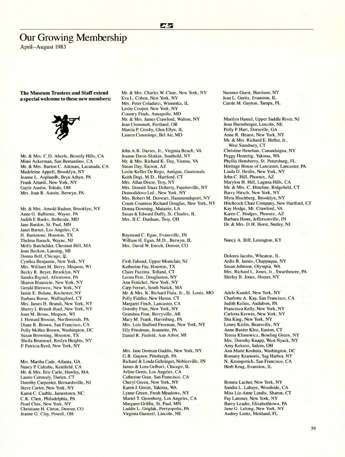 The Clarion (Winter 1983/1984) by American Folk Art Museum - Issuu